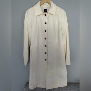 Vintage Gap Cream Dress Coat